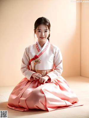 A woman in a white bra top and white pants posing for the camera.